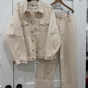 Set of 2 Triarchy Denim Jacket and Jeans Set M/30